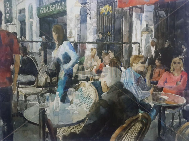 Escena en el Café. Federico Arcangeli