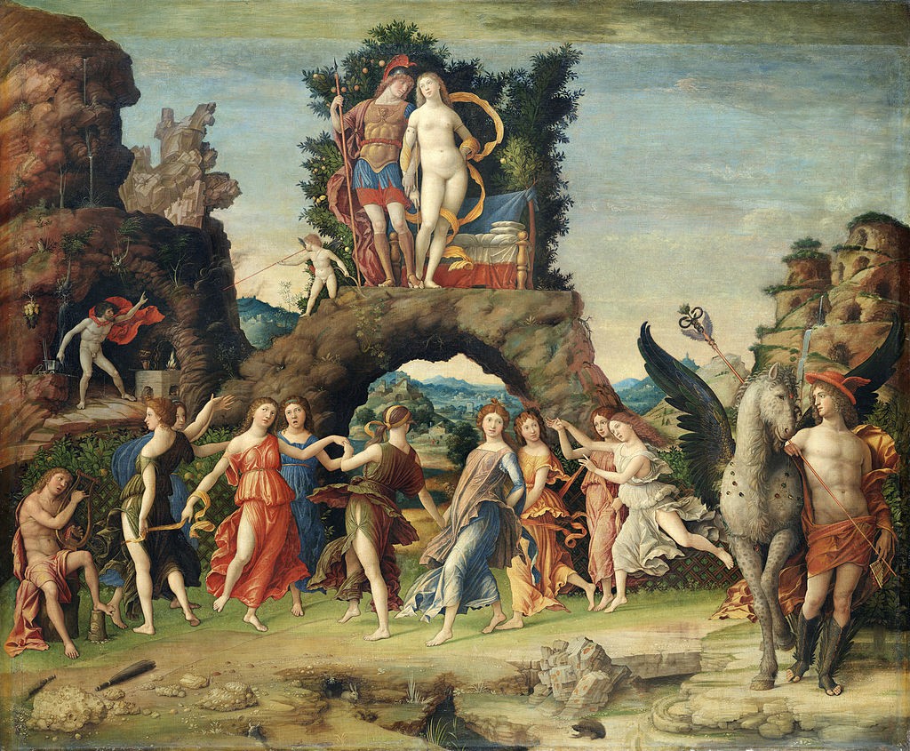 El Parnaso (1497), Andrea Mantegna.