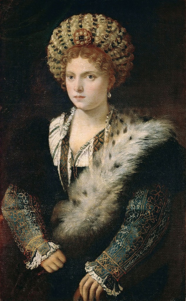 Isabella d'Este (1535), Tiziano.