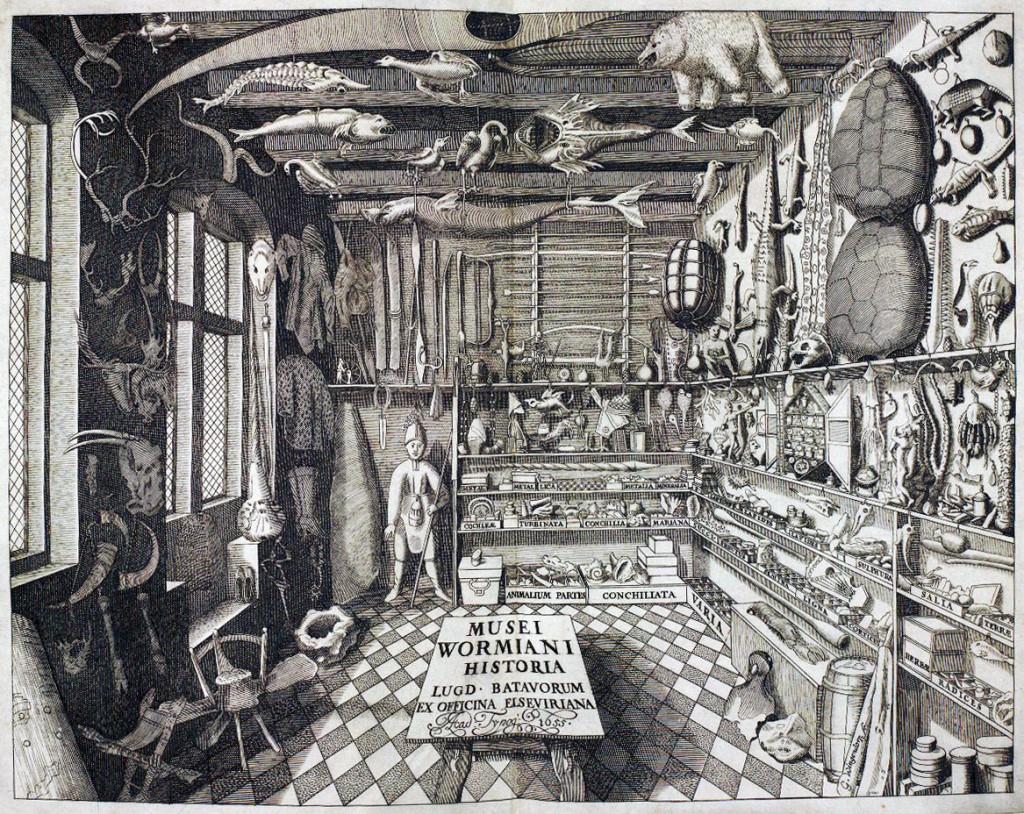 Grabado del Museo Wormiano (1656).