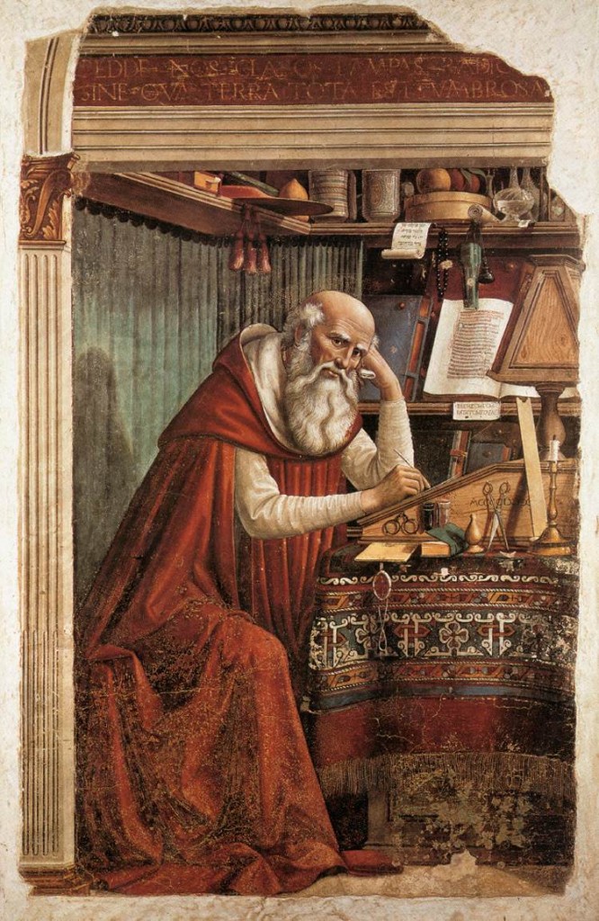 San Jerónimo en su studiolo (1480), Domenico Ghirlandaio.