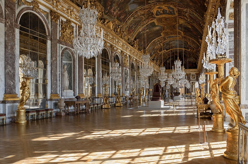 Galería de los Espejos, Palacio de Versalles (Francia). 