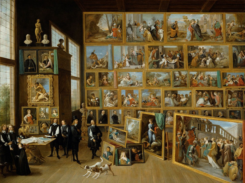 Visita del archiduque Leopoldo Guillermo a la galería de Cornelis van der Geest (1650), David Teniers el Jove.