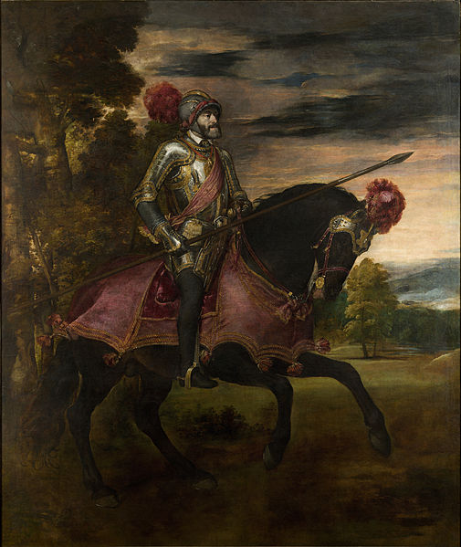 Carlos V en Mühlberg (1548), Tiziano.