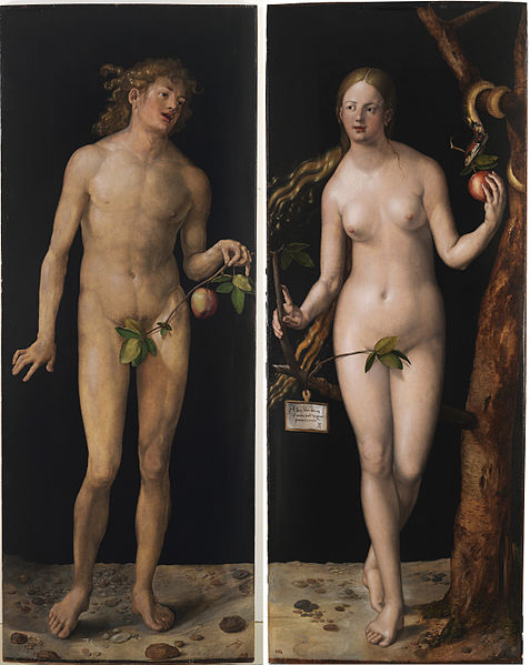 Adán y Eva (1507), Alberto Durero. 