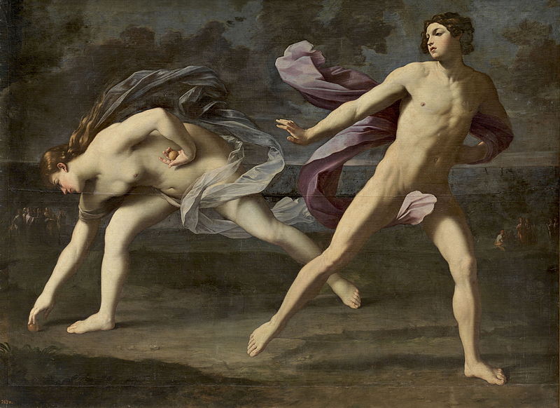 Hipómenes y Atalanta (c. 1619), Guido Reni. 