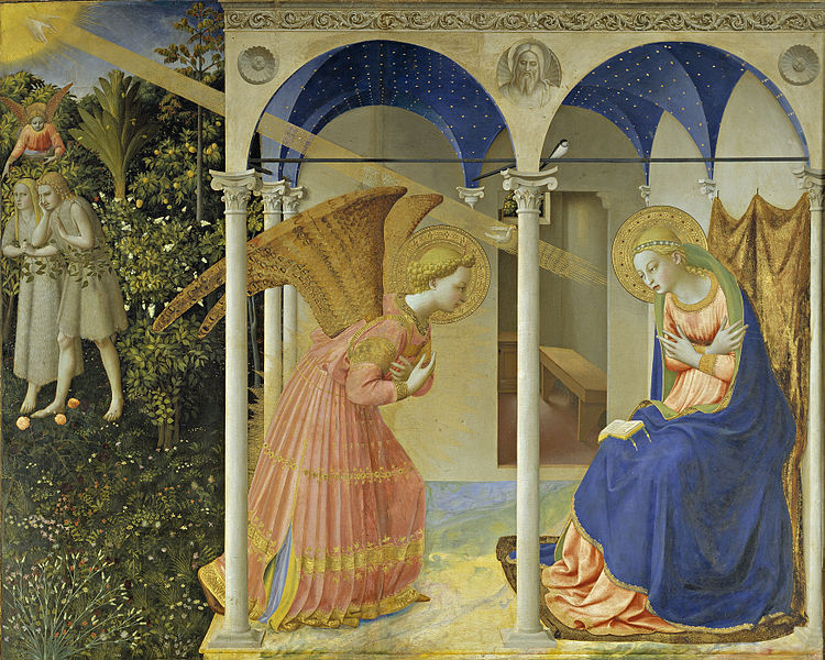 Anunciación (c. 1428), Fra Angelico.