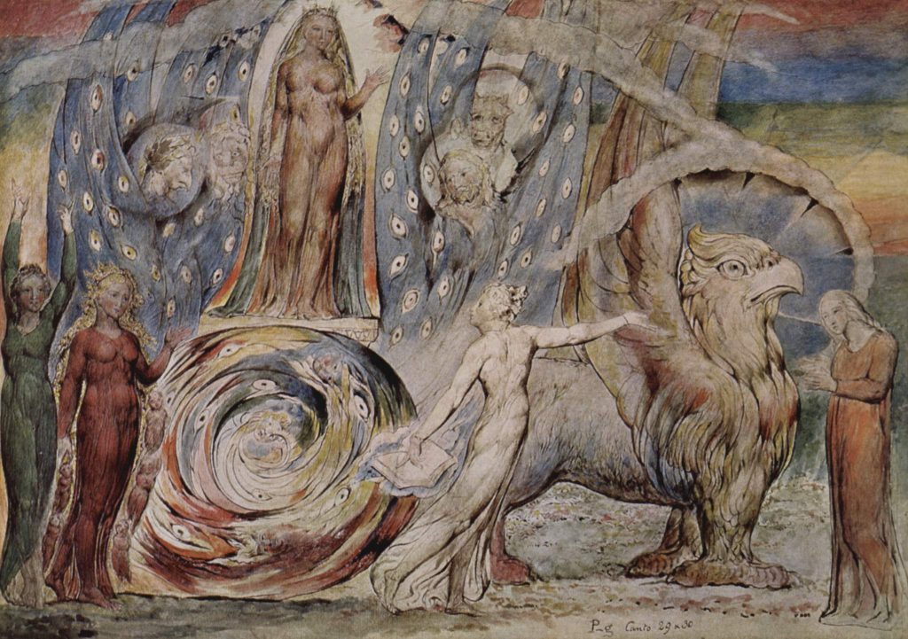 Divina Comedia (1824 - 1827), William Blake, British Museum (Londres).