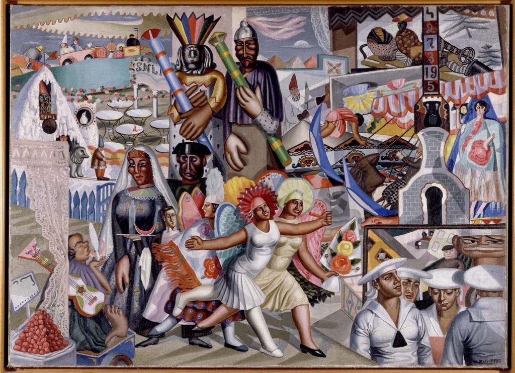 La Verbena (1927), Maruxa Mallo, Museo Reina Sofia (Madrid). 