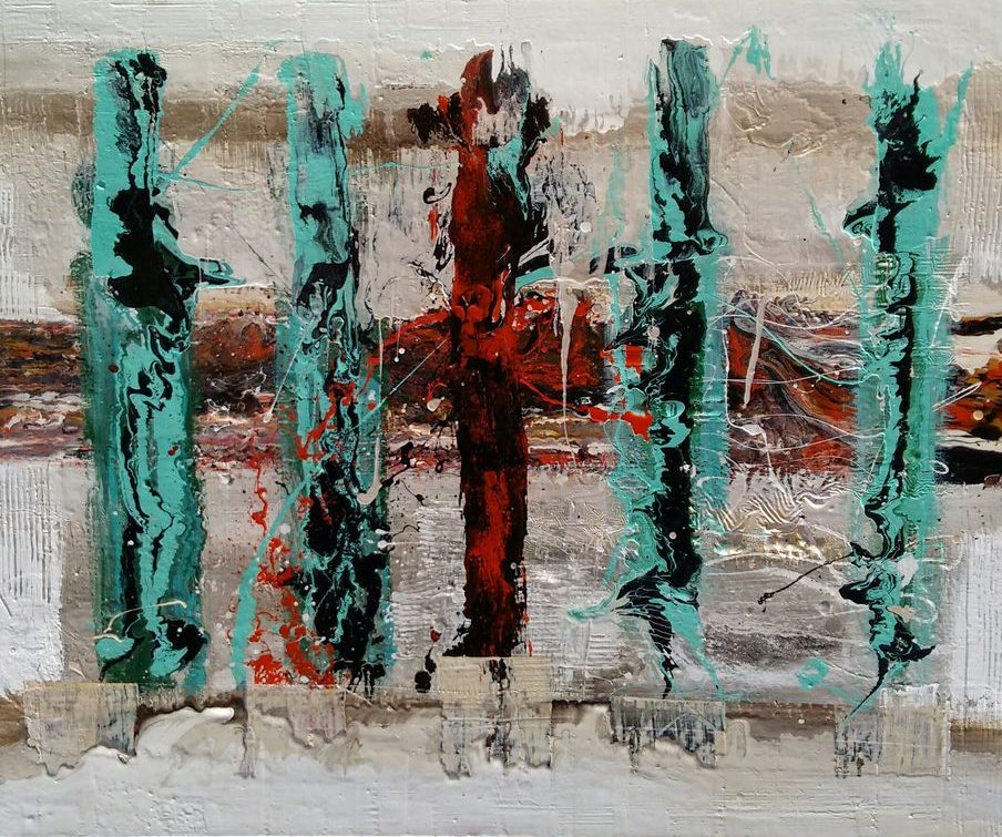 Sin título, 110 x 90 cm, Darío Berterreche.