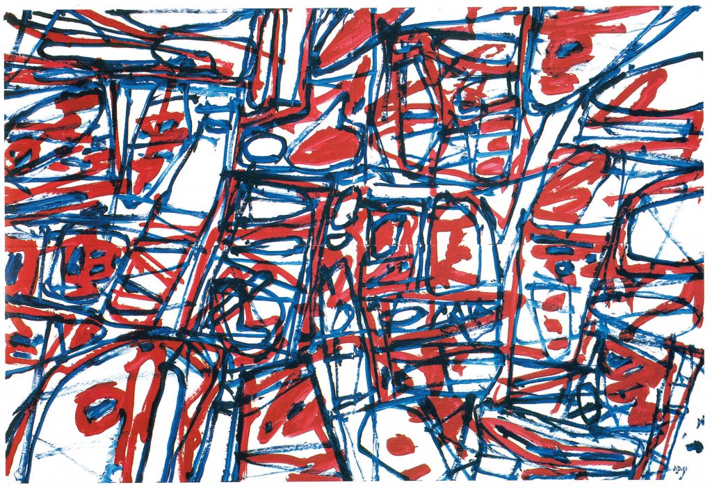 Mire G177 Bolero (1983), Jean Dubuffet.