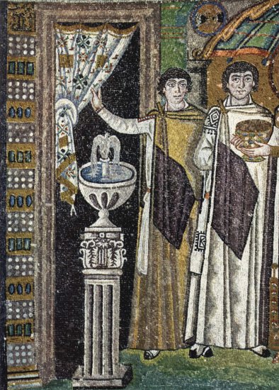  Chormosaiken in San Vitale in Ravenna, Szene