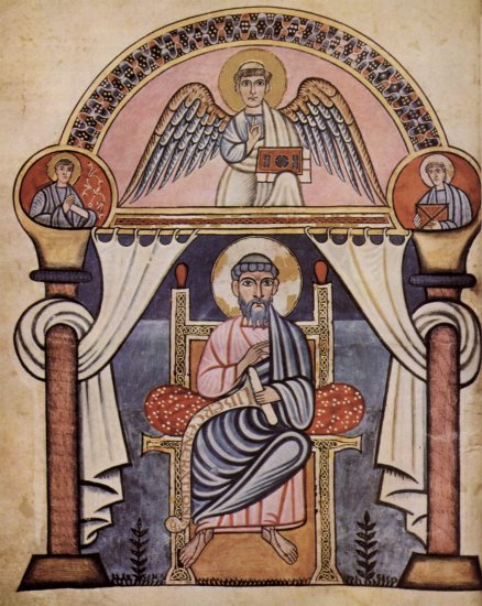 Codex Aureus von Canterbury, Szene