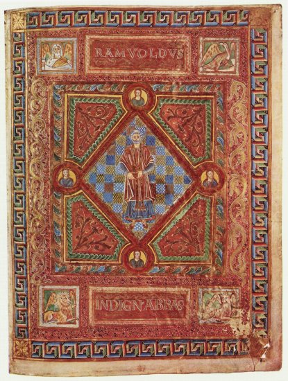  Codex Aureus von St. Emmeram, Szene