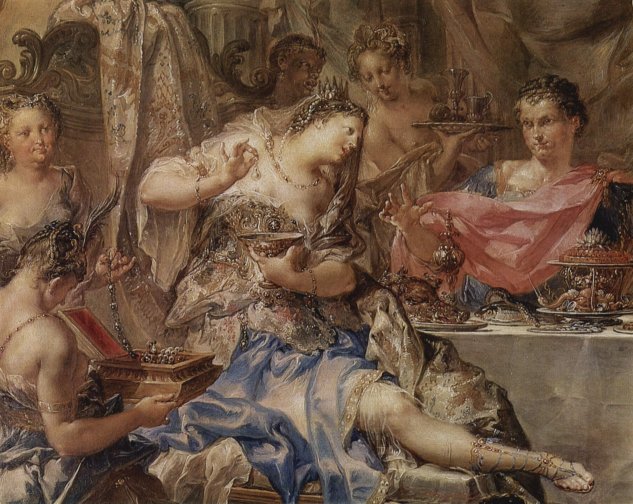  Das Gastmal der Kleopatra, Detail
