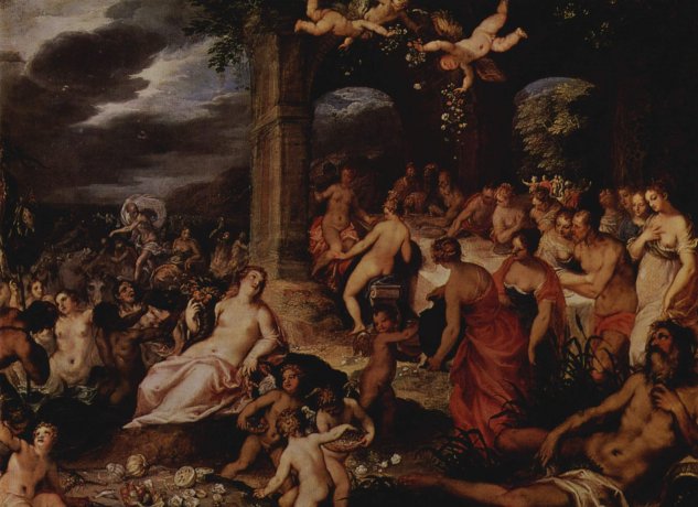  Das Mahl der Götter (Hochzeit des Peleus und der Thetis)
