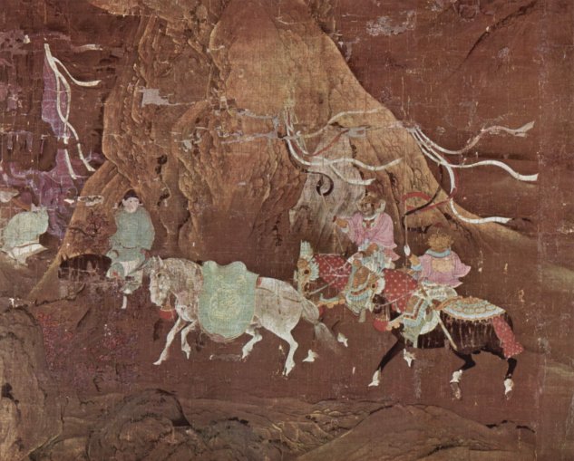  Das Tributpferd oder Die Reise des Kaisers Ming-huang nach Shu

