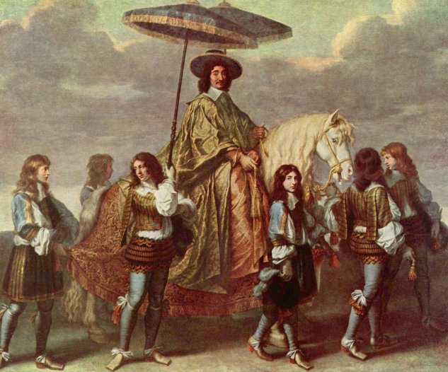  Der Kanzler Séguier beim Einzug Ludwigs XIV. in Paris im Jahre 1660
