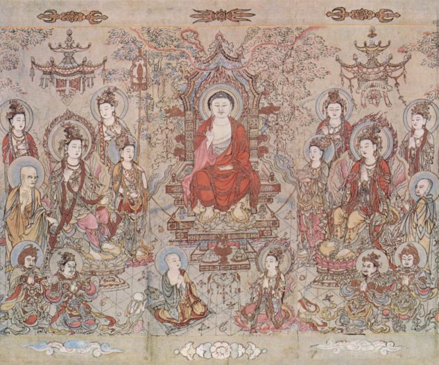  Der lehrende Budha Sakyamuni
