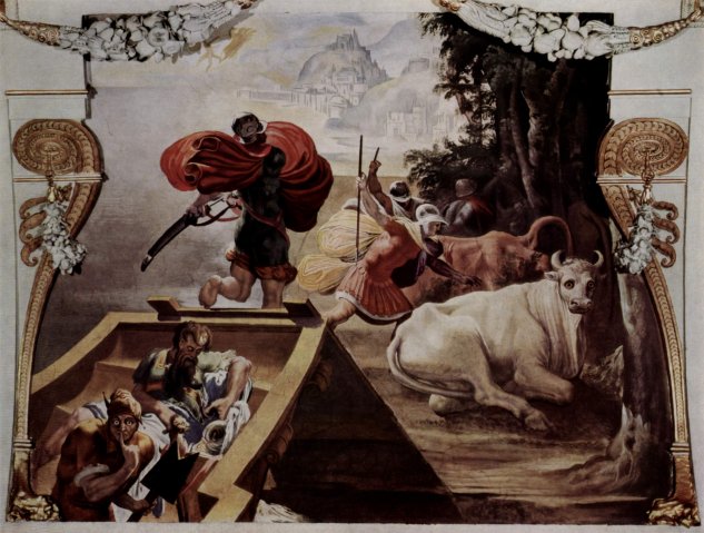  Die Gefährten des Odysseus rauben die Rinder des Helios
