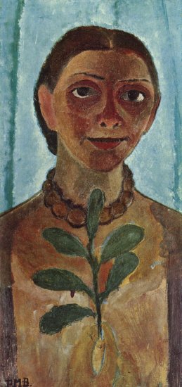  Die Malerin mit Kamelienzweig (Selbstporträt)

