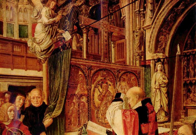  Die Messe des Hl. Ägidius, Detail
