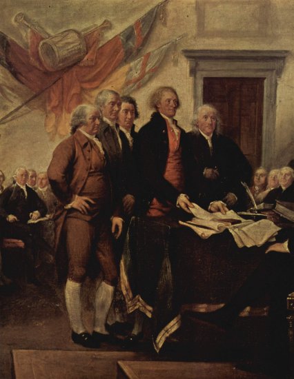  Die Unabhängigkeitserklärung, Detail
