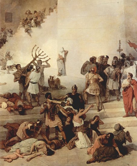  Die Zerstörung des Tempels von Jerusalem, Detail

