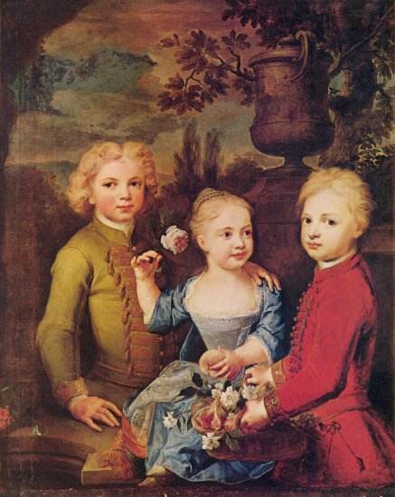  Drei Kinder des Ratsherrn Barthold Hinrich Brockes (Porträt)
