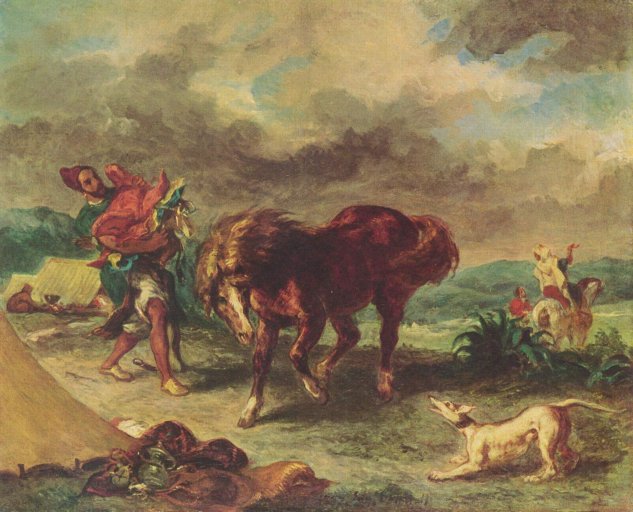 El marroquí y su caballo