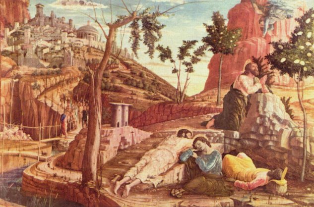  Altarretabel von San Zeno in Verona, Triptychon, linke Predellatafel