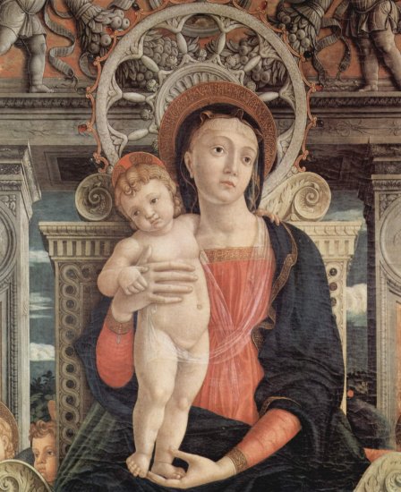  Altarretabel von San Zeno in Verona, Triptychon, Mitteltafel, Szene