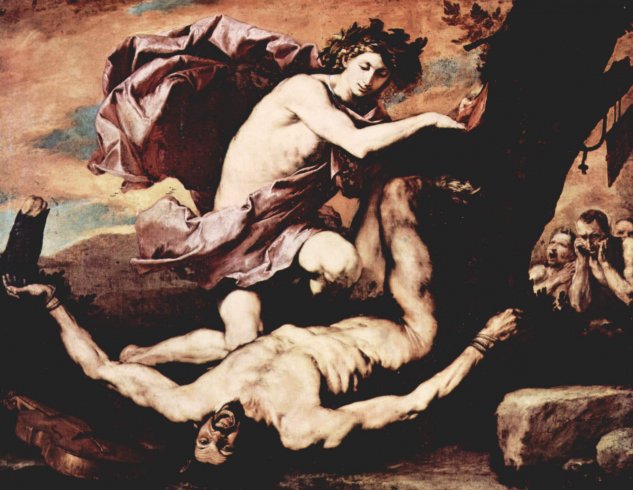  Apollon und Marsyas
