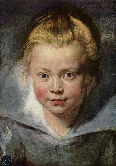  Ein Kinderkopf (Porträt der Clara Serena Rubens)
