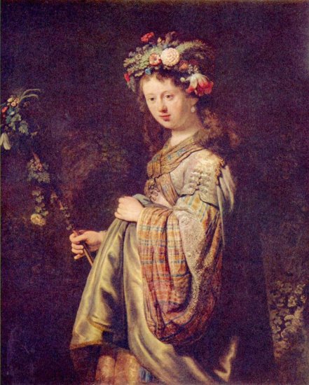 Flora (Retrato de Saskia como Flora)