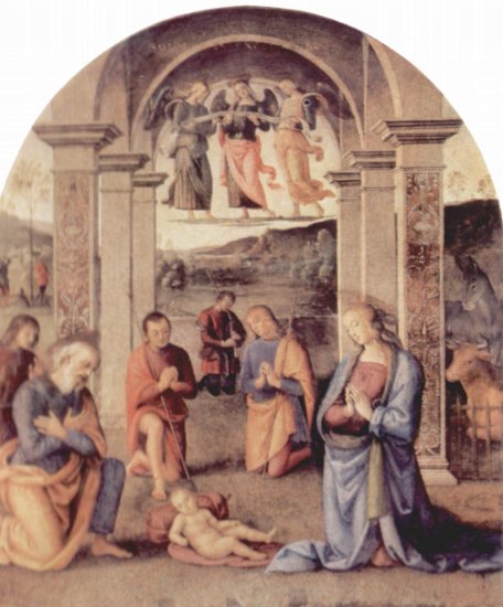 Fresken der Sala d'Udienza im Collegio del Cambio in Perugia, Szene