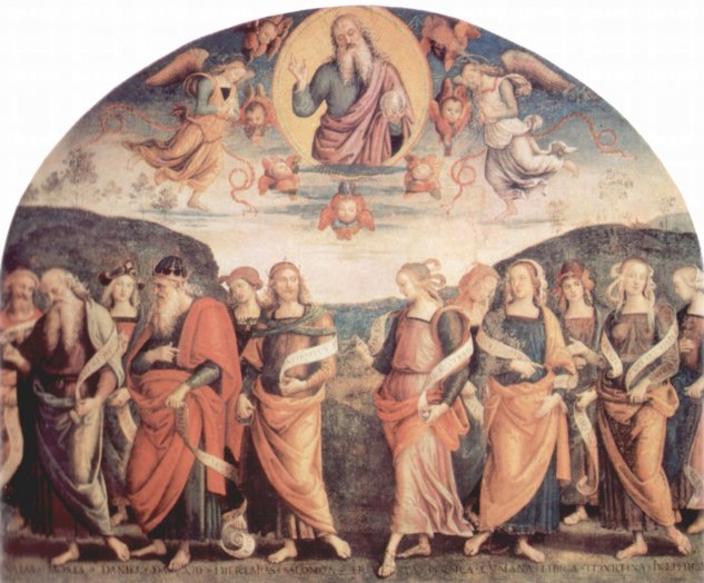  Fresken der Sala d'Udienza im Collegio del Cambio in Perugia, Szene