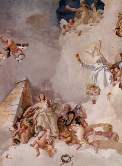  Fresken im königlichen Palast von Madrid, Szene