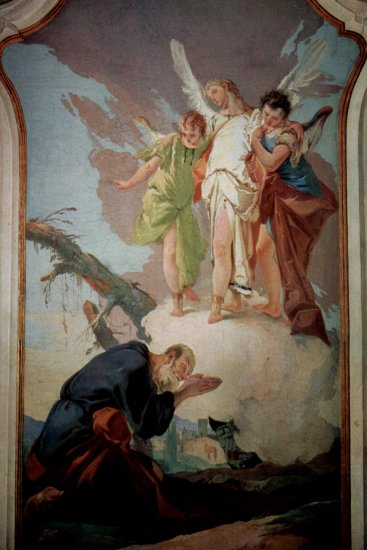  Fresken zu biblischen Szenen im Bischofspalast von Undine, Szene