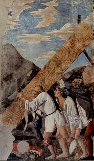  Freskenzyklus der »Legende vom Heiligen Kreuz« im Chor von San Francesco in Arezzo, Szene