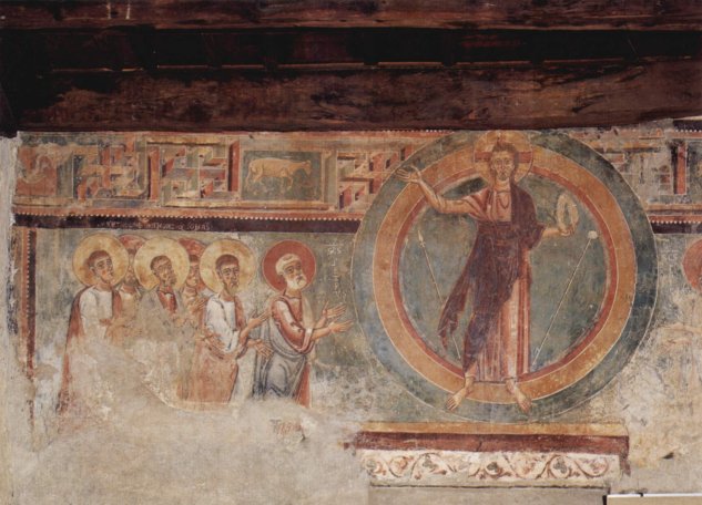  Freskenzyklus, ehemalige Pfarrkirche von Prugiasco in Val Blenio, Szene