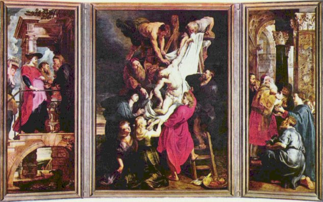  Kreuzabnahme, Triptychon, Gesamtansicht

