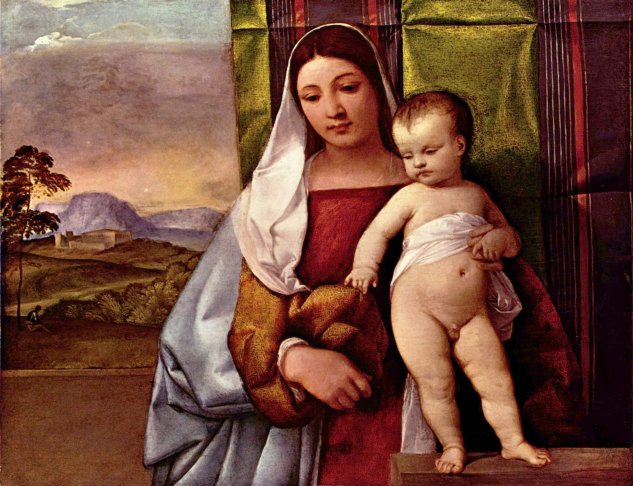 María con el Niño (conocido como la Virgen Gitana)