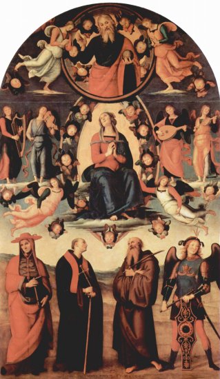  Maria Himmelfahrt mit vier Heiligen, von links