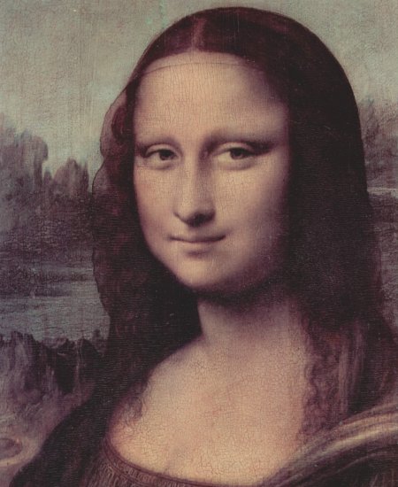 Mona Lisa, La Giaconda, detalle