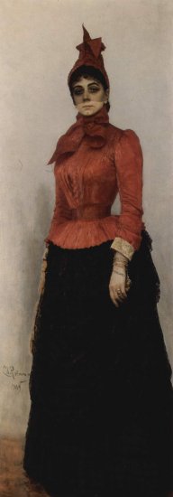  Porträt der Baronesse Warwara Iwanowa Ixkul von Hildenbrandt
