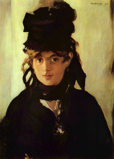  Porträt der Berthe Morisot mit dem Veilchenstrauß
