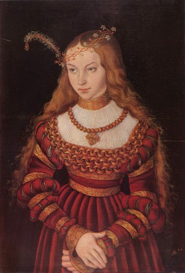  Porträt der Prinzessin Sibylle von Cleve als Braut
