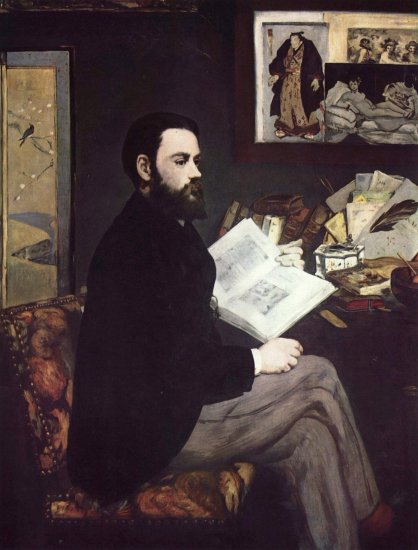  Porträt des Émile Zola
