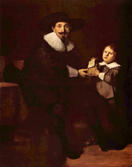 Retrato de Jan Pellicorne y su hijo Gaspar